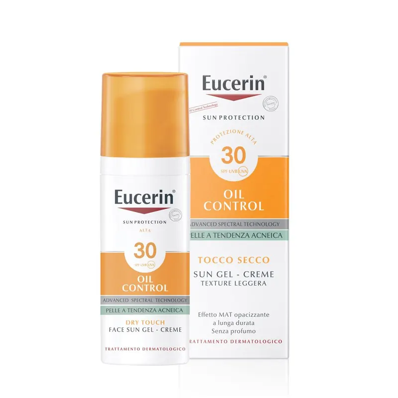 Eucerin Oil Control Sun Gel-Creme Tocco Secco SPF 30 50 ml