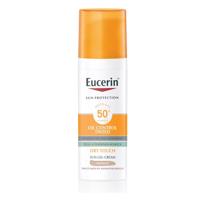 Eucerin® Oil Control Tinted Crema Viso SPF50+ Tonalità Media 50 ml