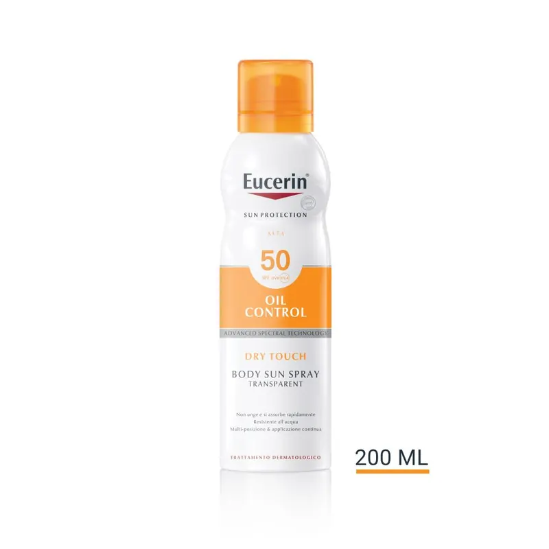 Eucerin Sensitive Protect Sun Spray Transparent Dry Touch SPF 50 200 ml
