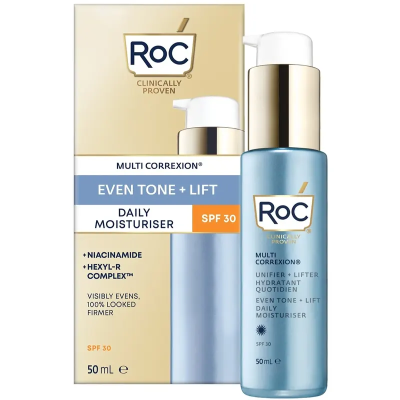 Even Tone + Lift Idratante Viso con SPF30 ROC | Pinalli