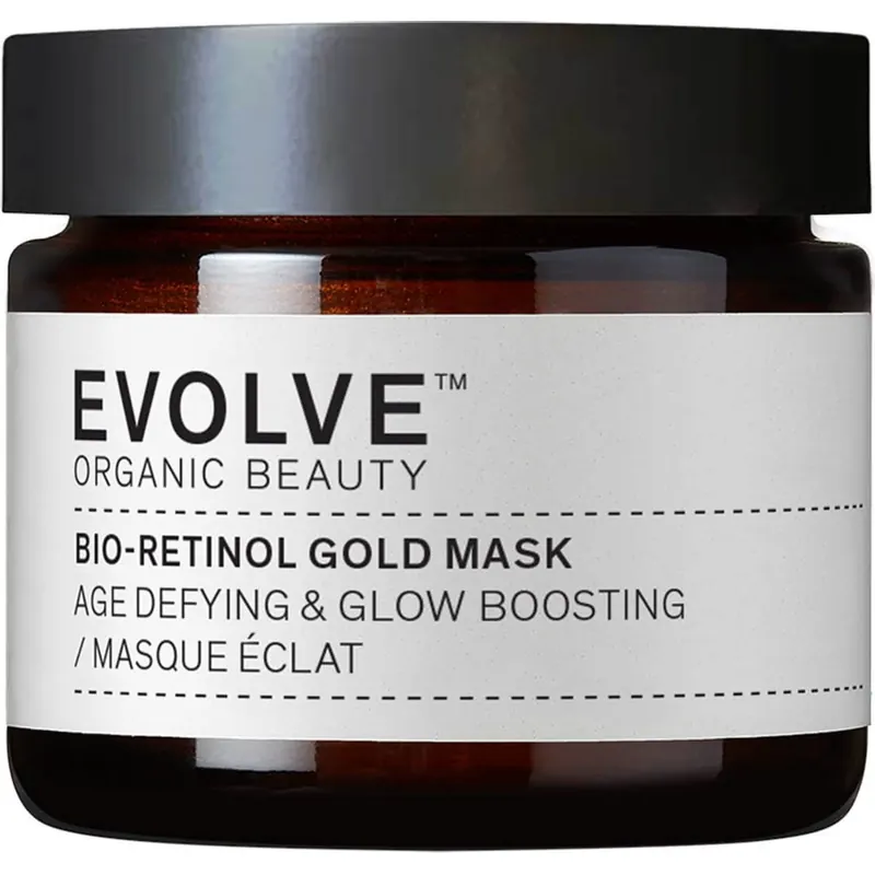 Evolve Organic Beauty Bio-Retinol Gold Mask, 30 ml