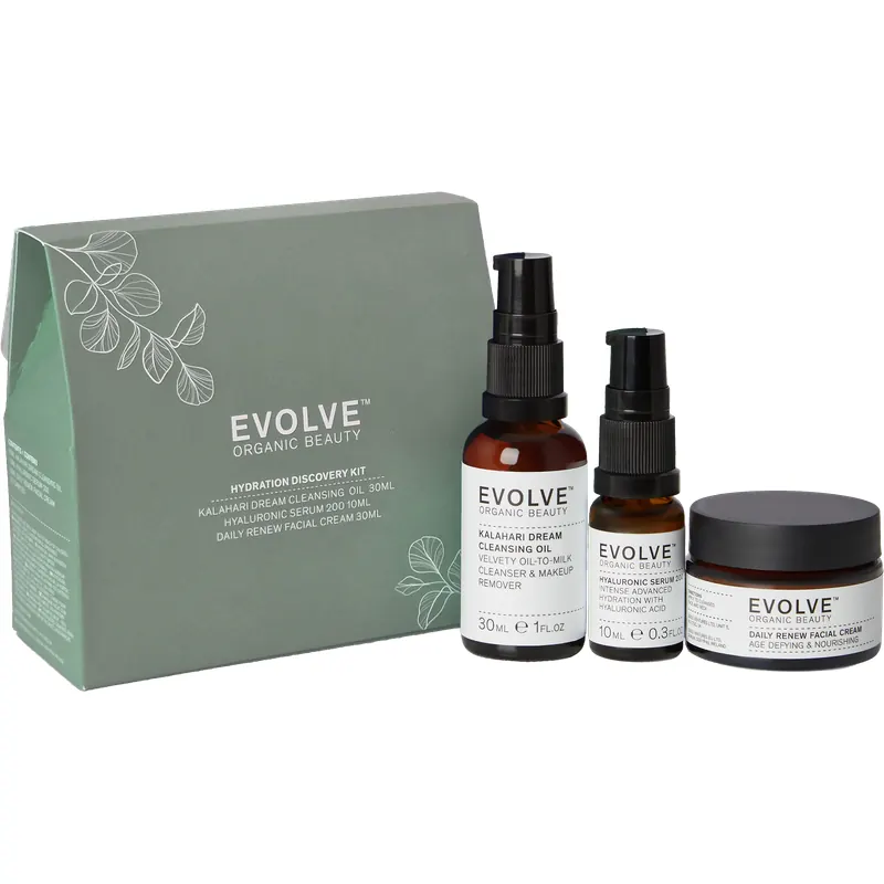 Evolve Organic Beauty Hydration Heroes Bundle, 1 Set