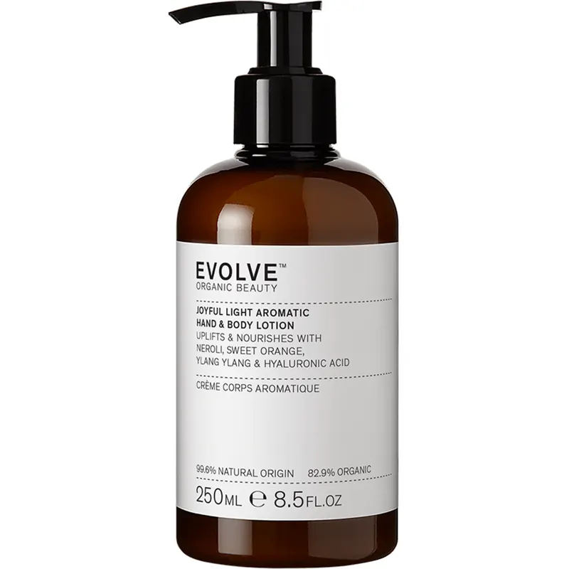 Evolve Organic Beauty Joyful Light Aromatic Hand & Body Lotion, 250 ml