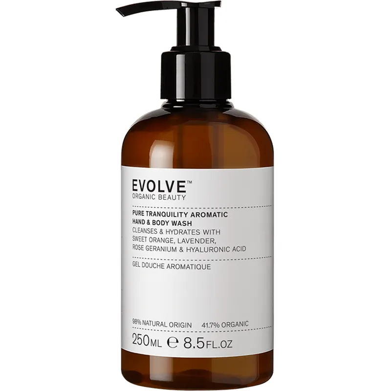 Evolve Organic Beauty Pure Tranquility Aromatic Hand & Body Wash, 250 ml