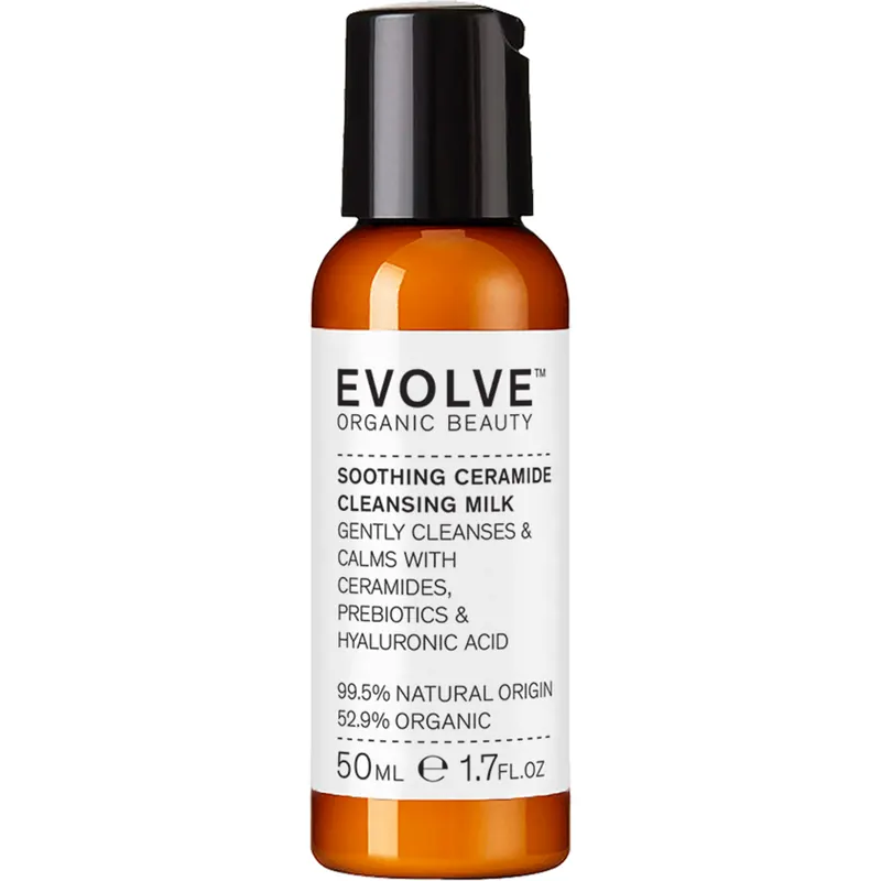 Evolve Organic Beauty Soothing Ceramide Cleansing Milk, 100 ml