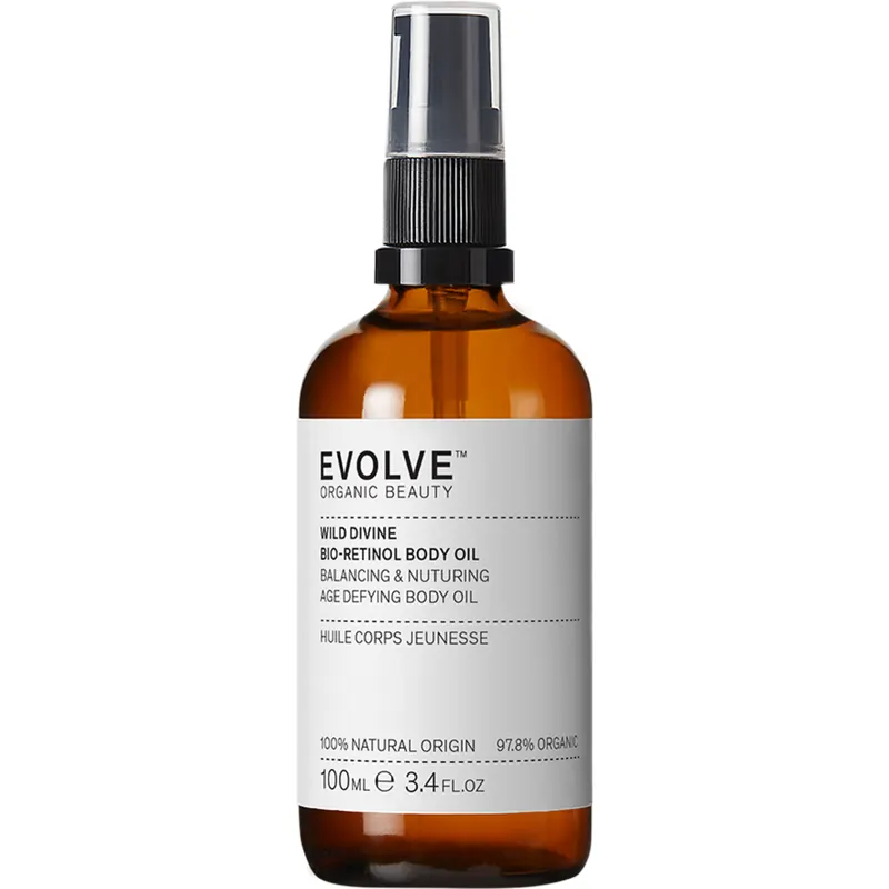 Evolve Organic Beauty Wild Divine Bio-Retinol Body Oil, 100 ml