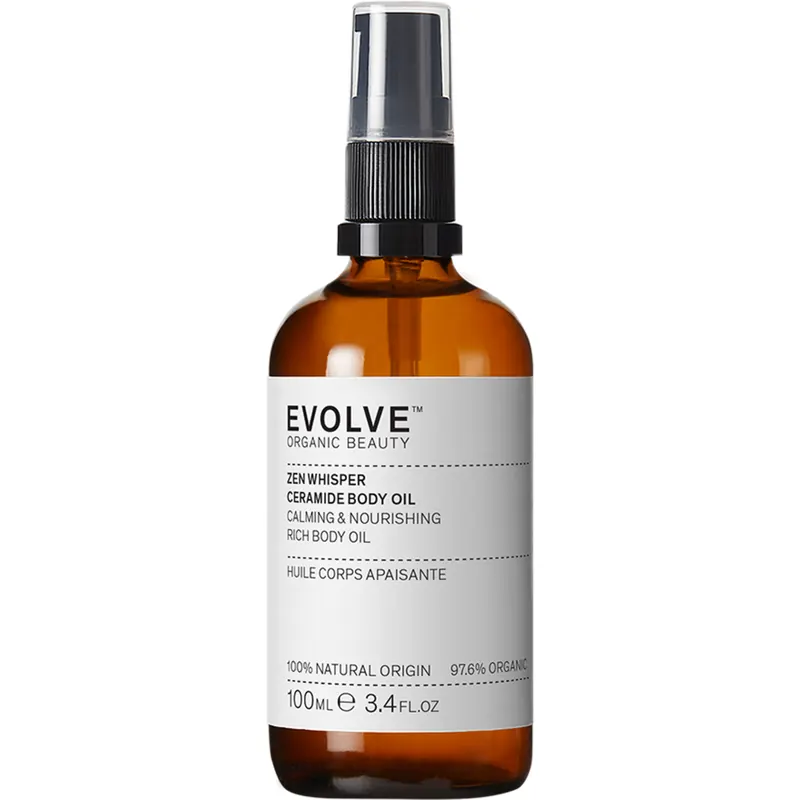 Evolve Organic Beauty Zen Whisper Ceramide Body Oil, 100 ml