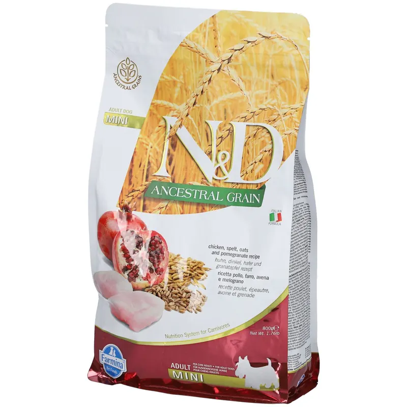 Farmina® N&D Ancestral Grain Chicken & Pomegranate Adult Mini