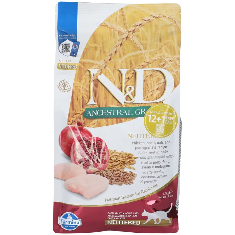 Farmina® N&D Ancestral Grain Chicken & Pomegranate Neutered