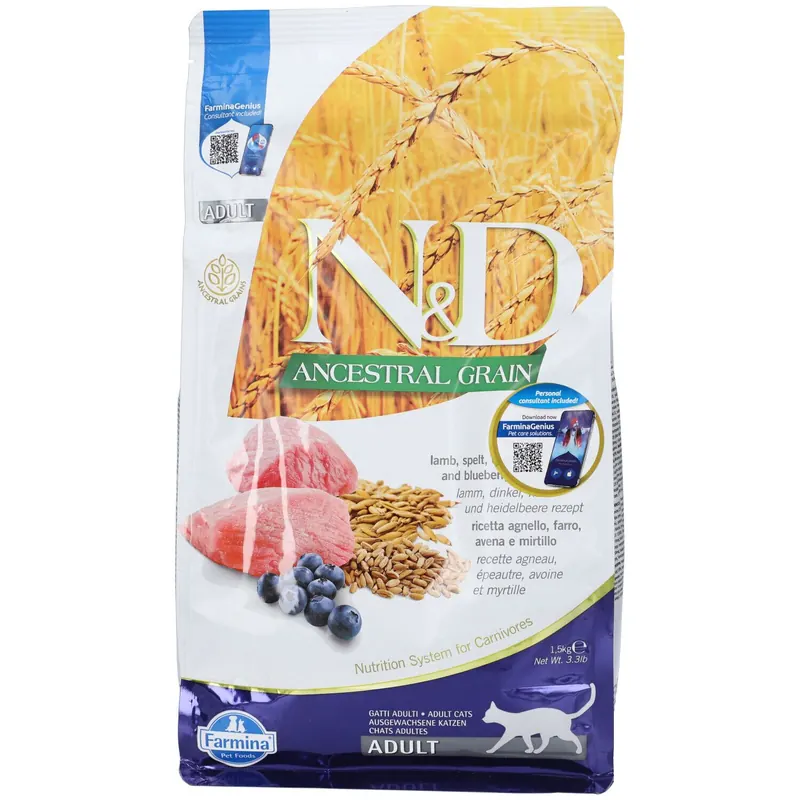 Farmina® N&D Ancestral Grain Lamb & Blueberry Adult