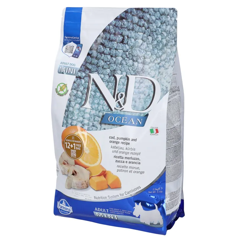 Farmina® N&D Ocean Cod, Pumpkin & Orange Adult Mini
