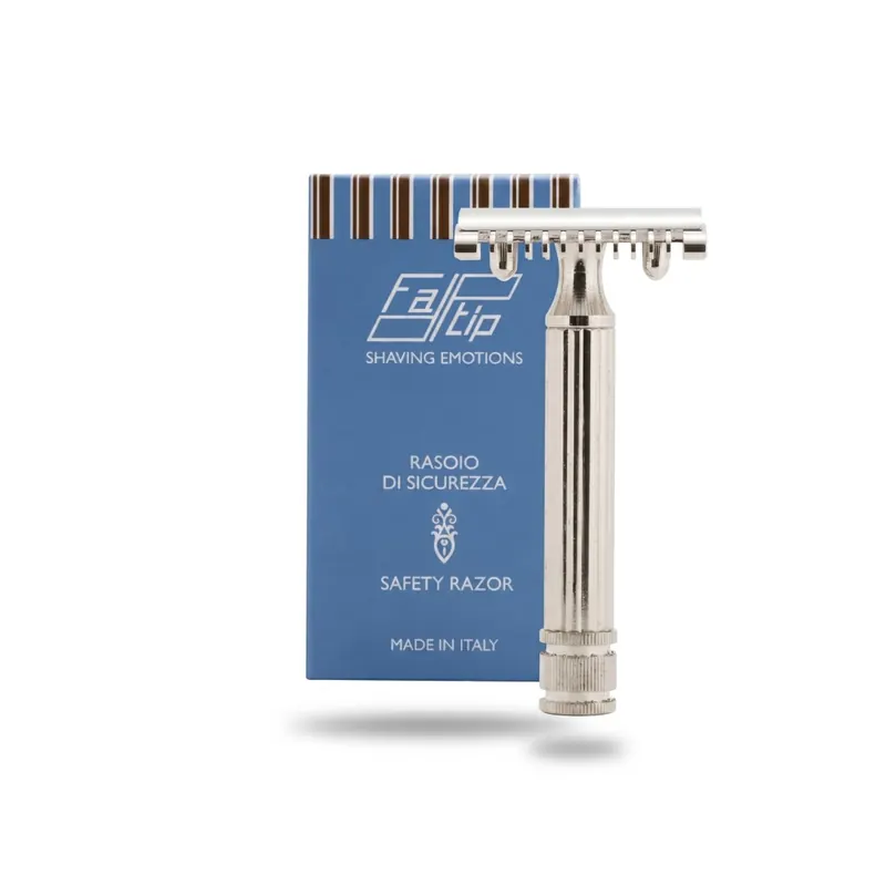 Fatip ''Grande'' Nickel Open Comb Safety Razor