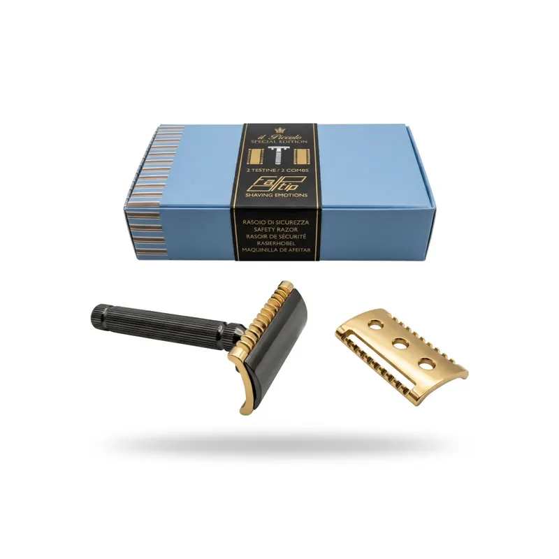 Fatip Picccolo Special Gold Edition Double Edge Safety Razor