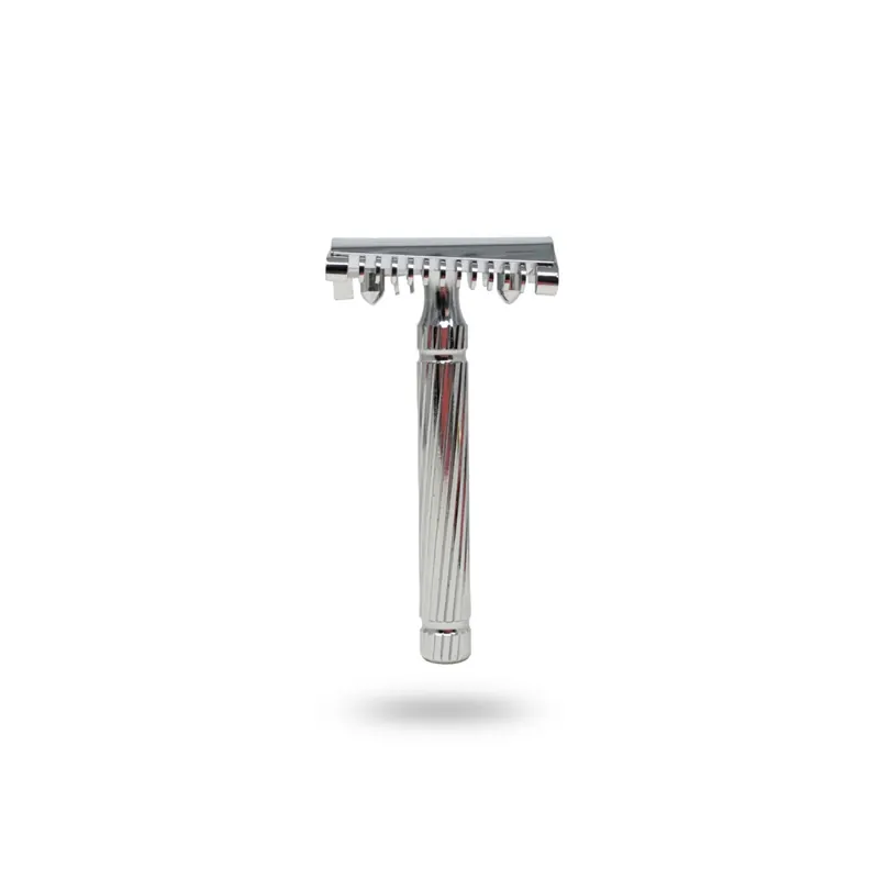 Fatip Piccolo Chrome Slant Close Open Double Edge Safety Razor