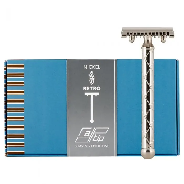 Fatip rasoio di sicurezza nickel retro originale
