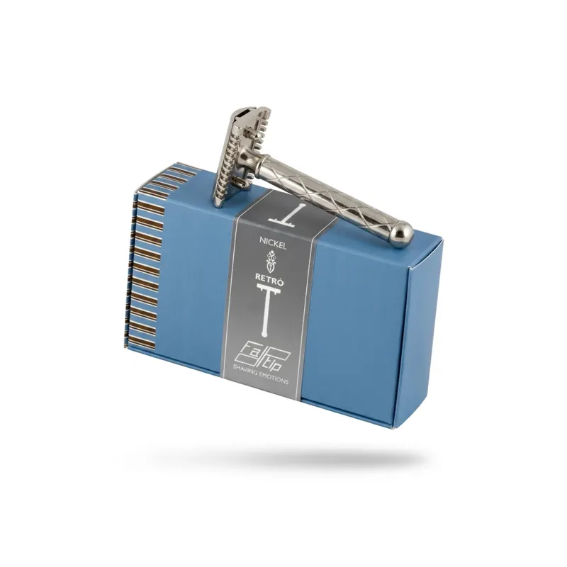Fatip ''Retro'' Nickel Open Comb Double Edge Safety Razor