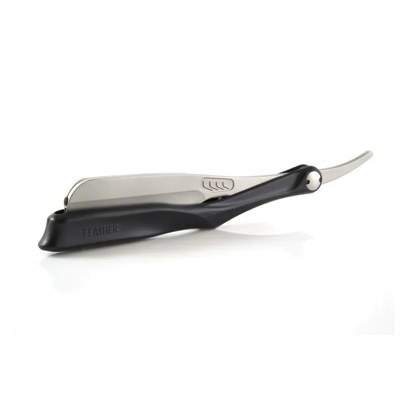 Feather Artist Club SS Shavette Razor (Black)