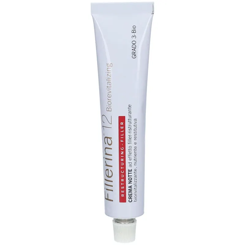 Fillerina 12 Biorevitalizing Restructuring - Filler Crema Notte Grado 3-Bio