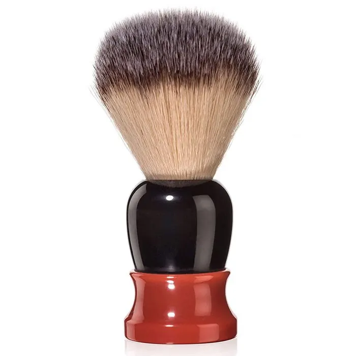 Fine pennello da barba sintetico classic Orange and Brown 20mm