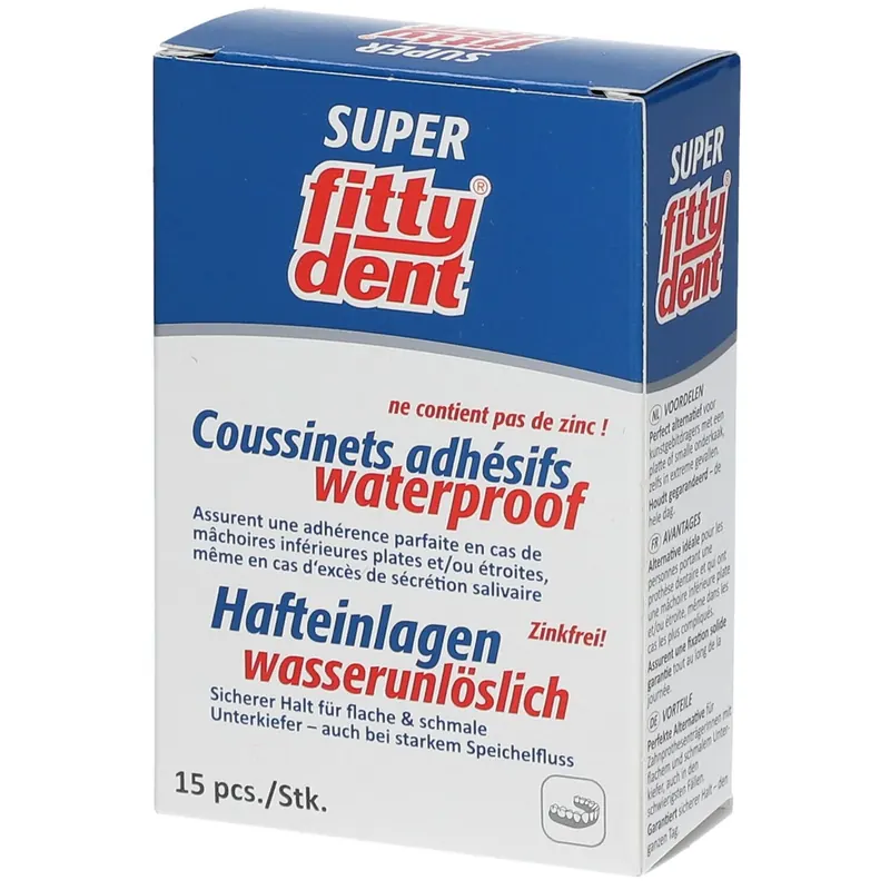 Fitty®dent Cuscinetti Adesivi per Protesi Inferiori