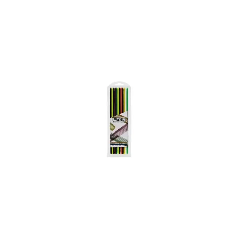 Flat Top Combs Pack 12 Colors Wahl