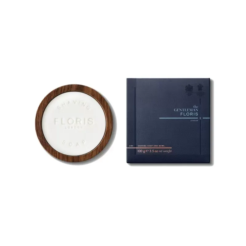 Floris Nº89 Gentleman Shaving Soap & Bowl 100gr