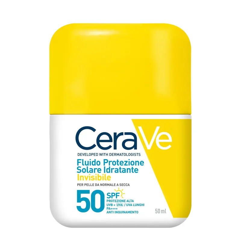 Fluido Protezione Solare Idratante Invisibile SPF50 CERAVE | Pinalli