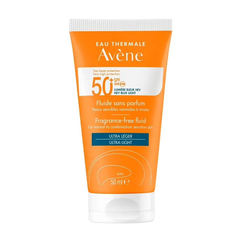 Fluido senza profumo SPF50+ 50ml AVÈNE | Pinalli