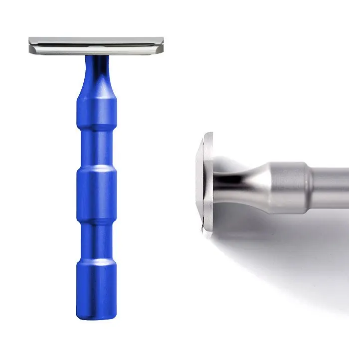 Focus rasoio di sicurezza Tritok flat R51 manico blu