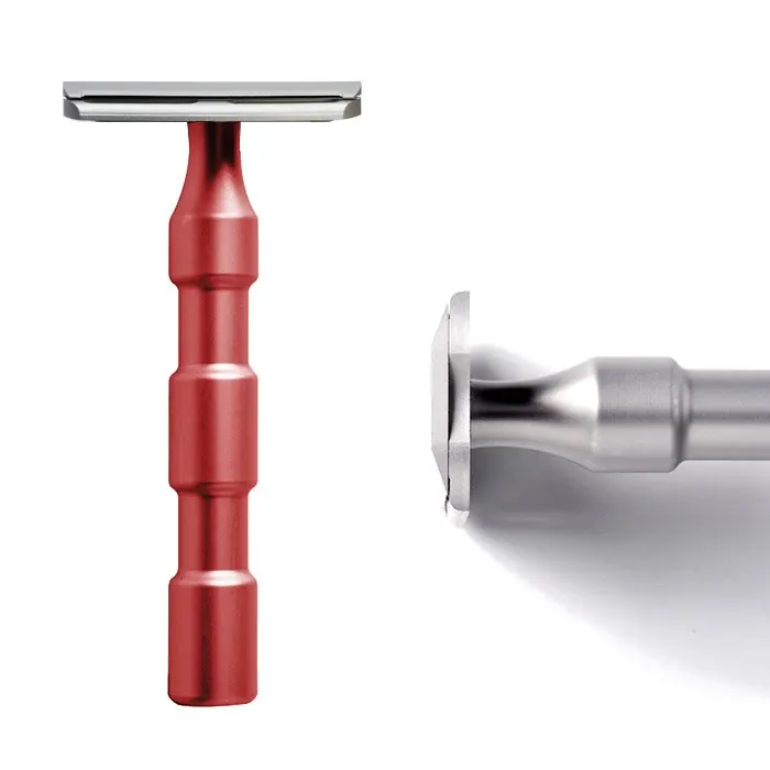 Focus rasoio di sicurezza Tritok flat R51 manico rosso