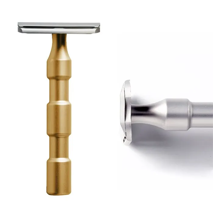Focus rasoio di sicurezza Tritok slant R53 manico oro