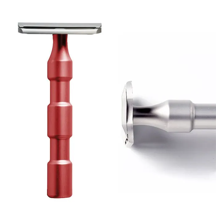 Focus rasoio di sicurezza Tritok slant R53 manico rosso