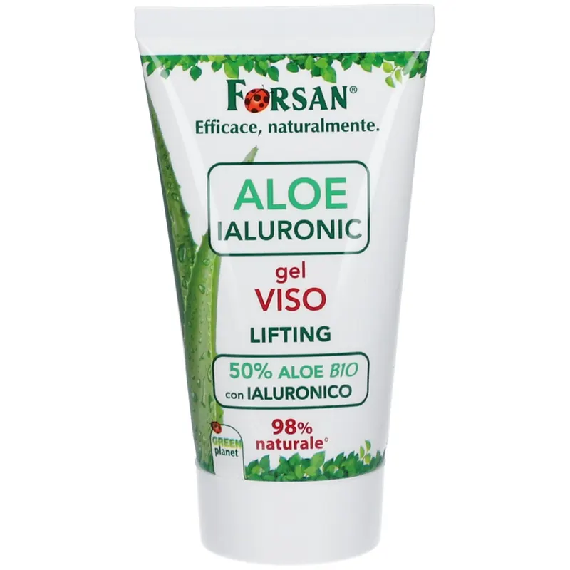 FORSAN® Aloe Ialuronic Gel Viso- Risparmia il 10% con il codice: aed0926