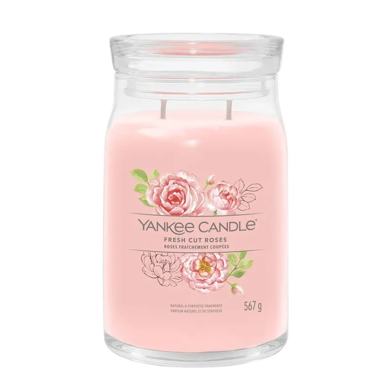 Fresh Cut Roses LARGE YANKEE CANDLE | Pinalli