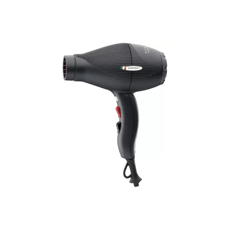 Gamma+ E-T.C Light Matt Black Hairdryer