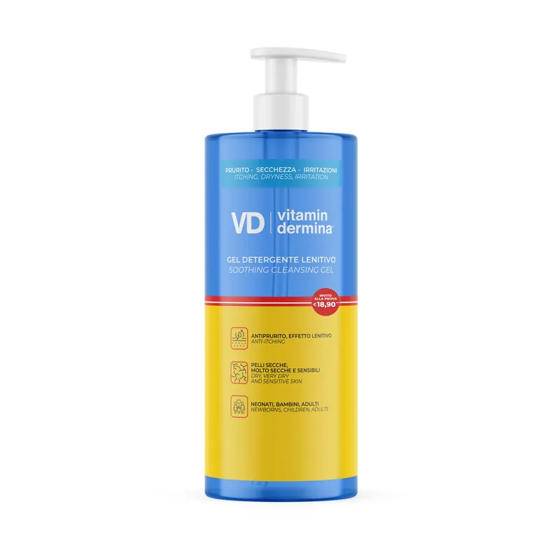 Gel Detergente Lenitivo SP 1000ml VITAMINDERMINA | Pinalli