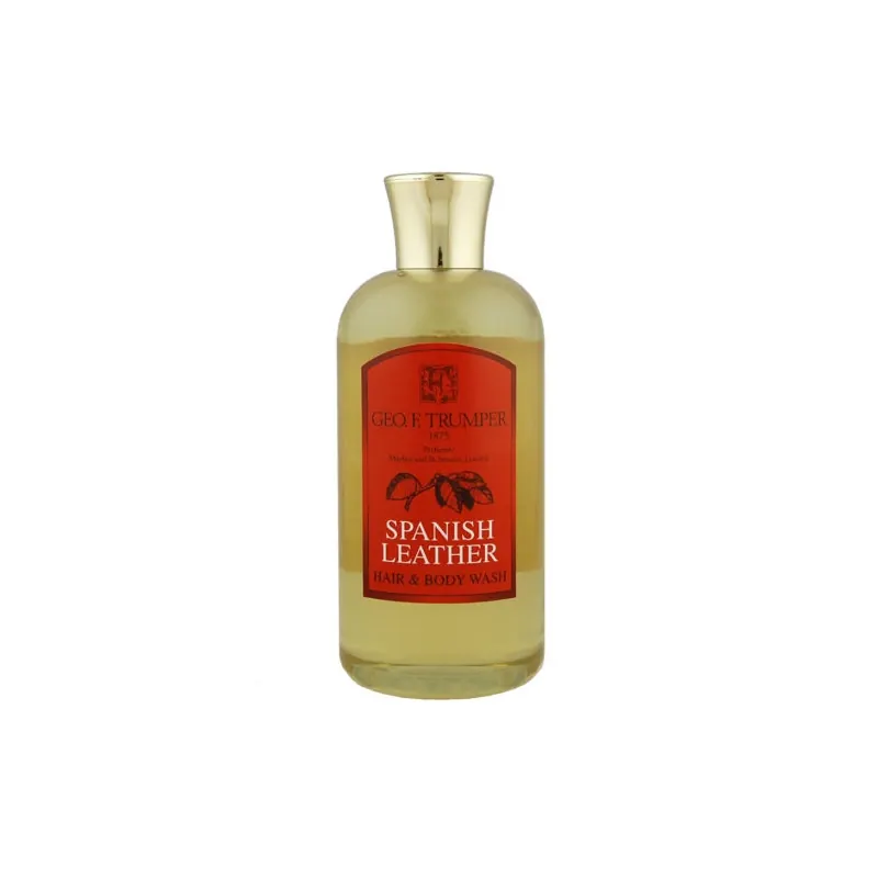 Geo F Trumper Spanish Leather Hair & Body Wash 200ml