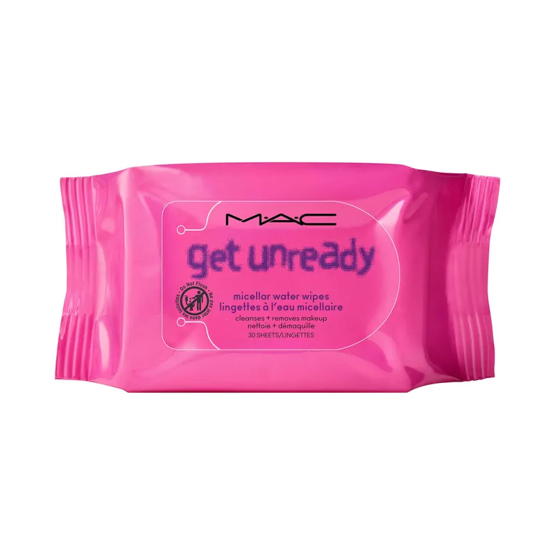 Get Unready Micellar Water Wipes 30pz MAC | Pinalli