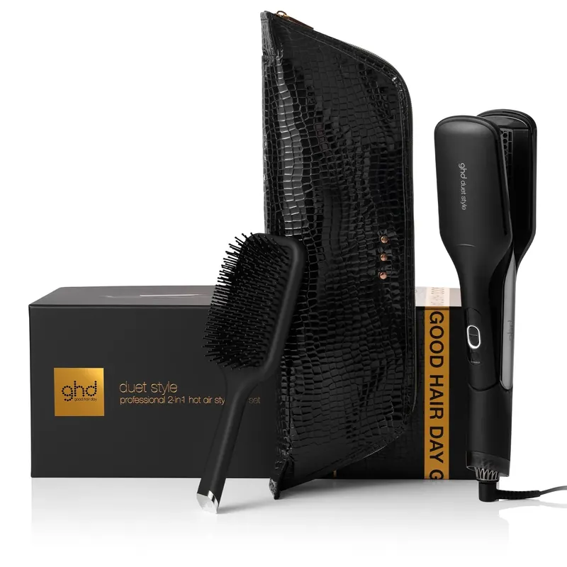 ghd duet style Gift Set - piastra asciugacapelli professionale + paddle brush GHD | Pinalli