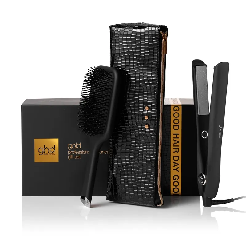 ghd gold® Gift Set - piastra per capelli professionale + paddle brush GHD | Pinalli