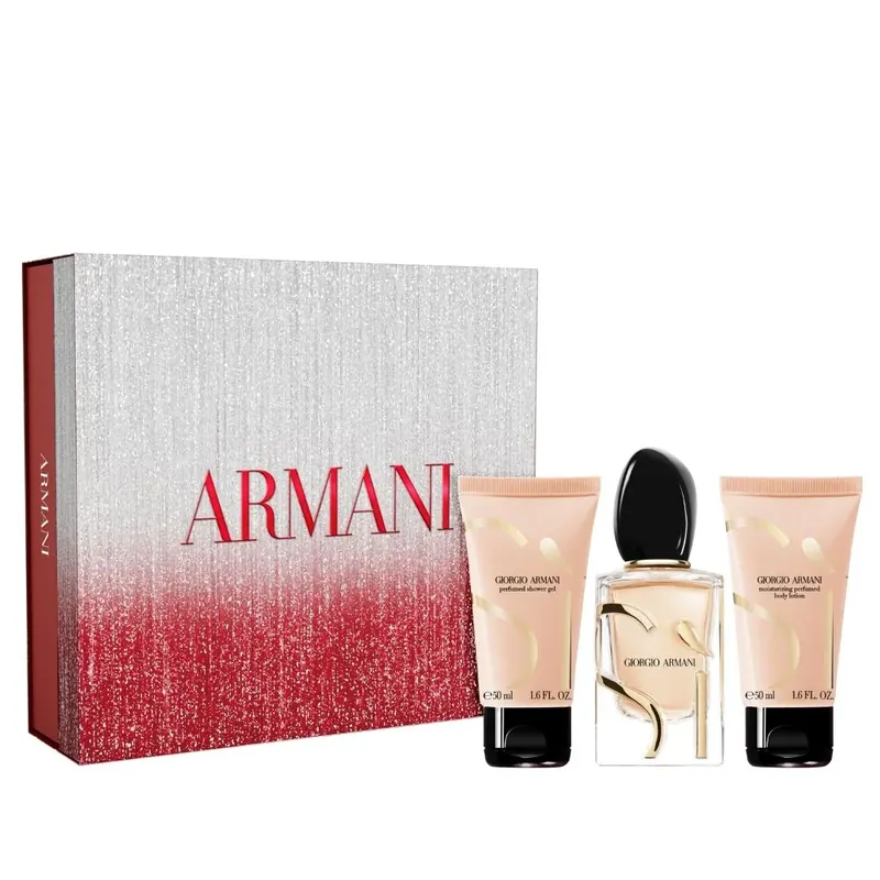 Gift Set Sì Eau de Parfum + Body Lotion + Shower Gel - Holiday 2025 GIORGIO ARMANI | Pinalli