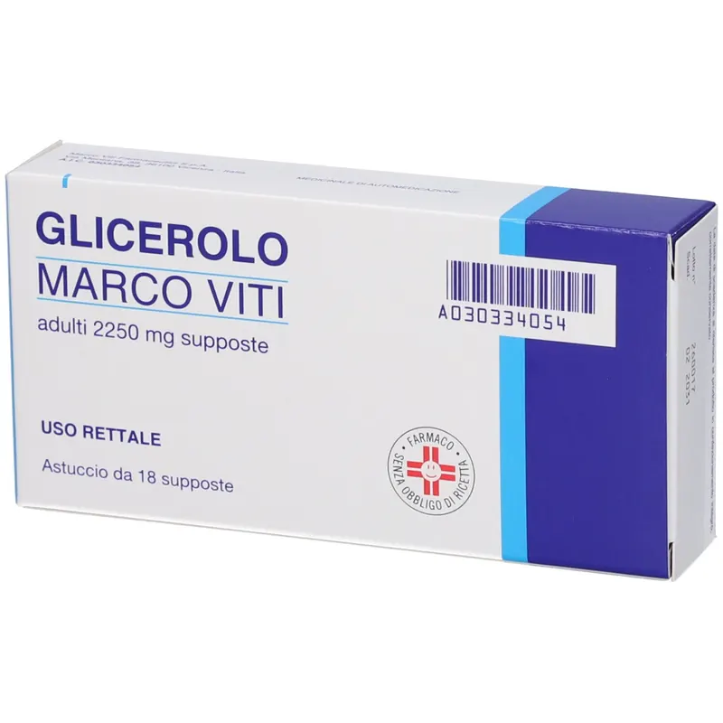 Glicerolo Marco Viti Adulti 2250 mg Supposte
