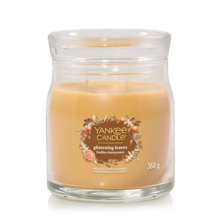 Glistening Leaves MEDIUM YANKEE CANDLE | Pinalli