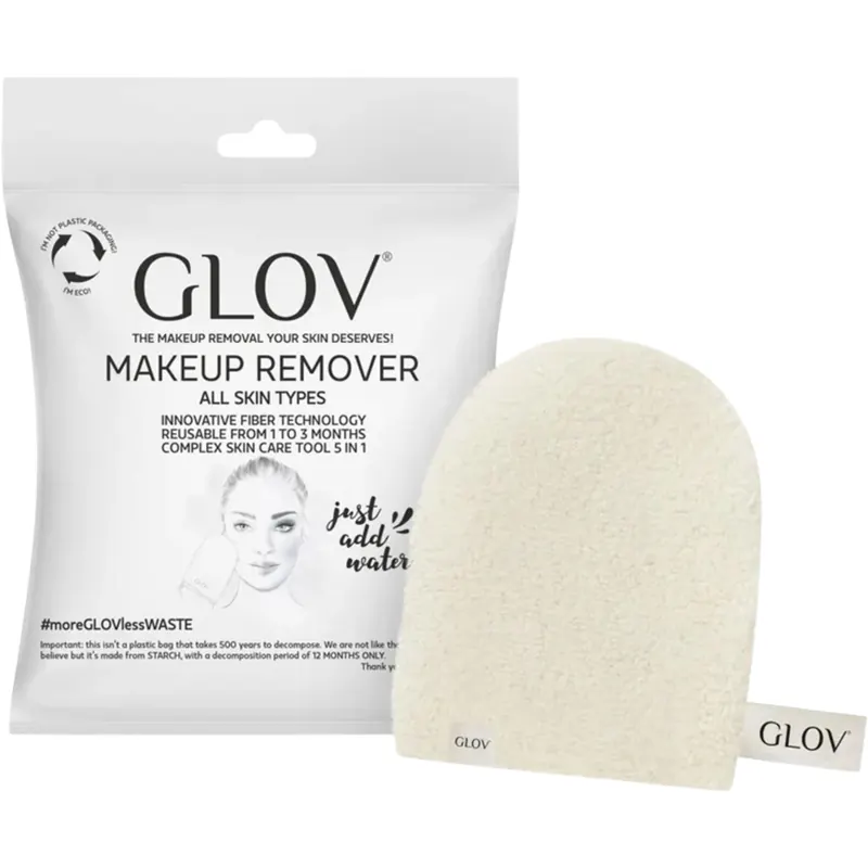 GLOV On-The-Go Make-Up Remover Eco Line, Ivory