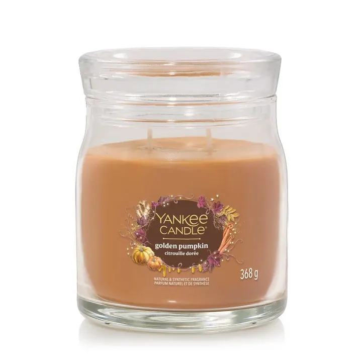 Golden Pumpkin MEDIUM YANKEE CANDLE | Pinalli