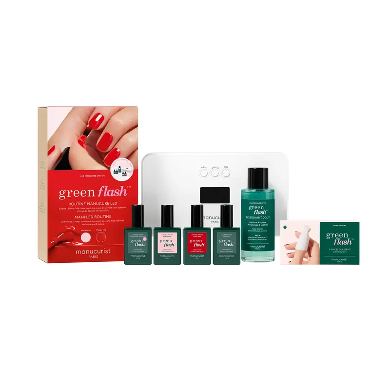 GREEN FLASH Kit Mani con Lampada a LED 36W MANUCURIST | Pinalli
