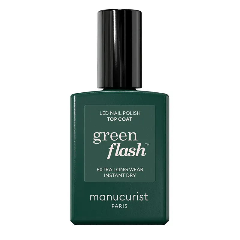 GREEN FLASH - Top Coat 15ml MANUCURIST | Pinalli