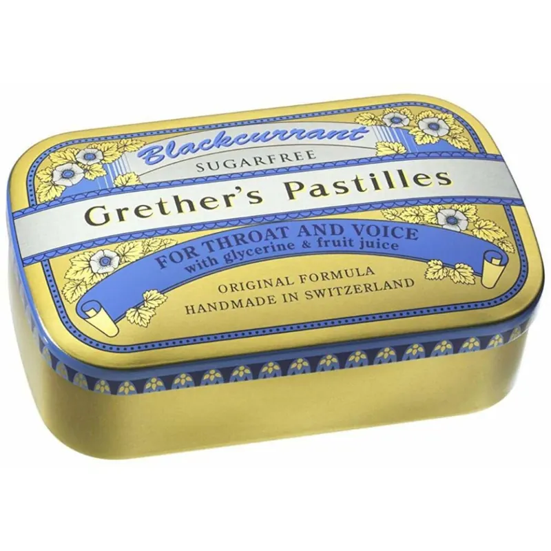 Grether's Pastilles Blackcurrant Senza Zucchero