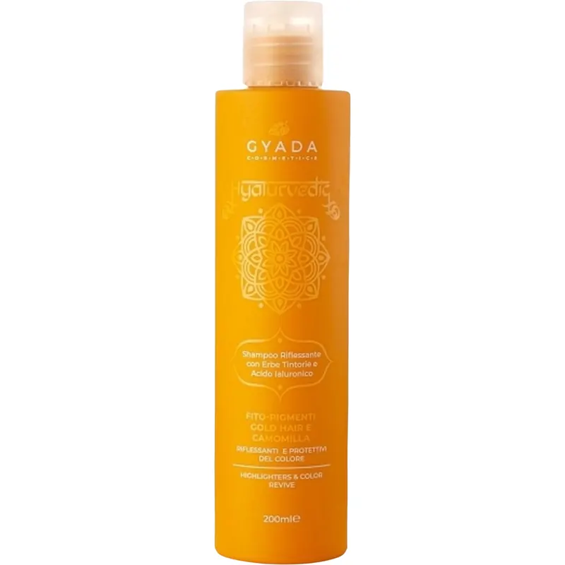 GYADA Hyalurvedic Shampoo Riflessante Gold Hair, 200 ml