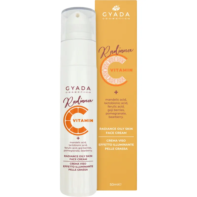 GYADA Radiance Crema Viso Illuminante - Pelle Grassa, 50 ml